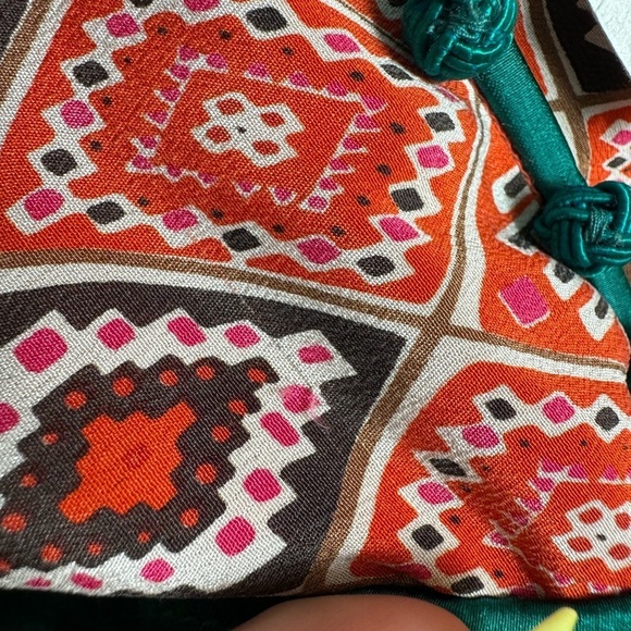 NWT Talitha Collection Almasi-Print Short Kimono Dress 100% Silk XL - Picture 16 of 16